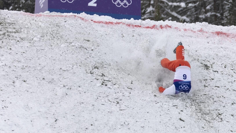 Pirmin Werner stand im Super-Final die Landung seines Sprungs "Hurricane" nicht