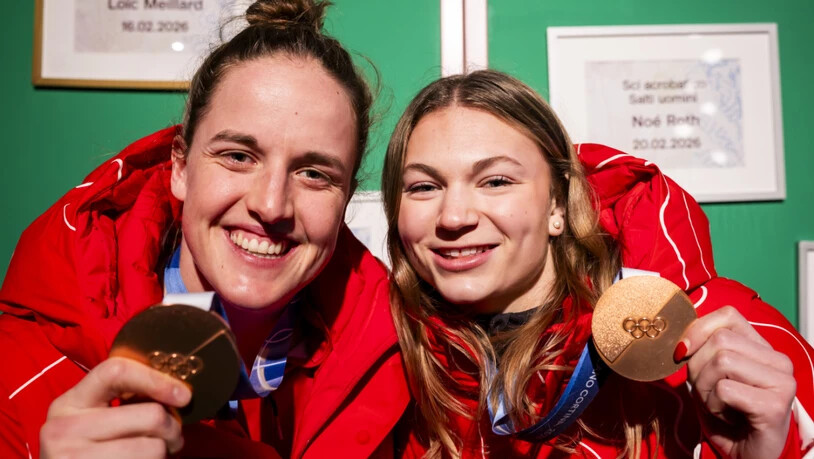 Kaleigh Quennec und Laure Mériguet, das welsche Duo im Schweizer Team