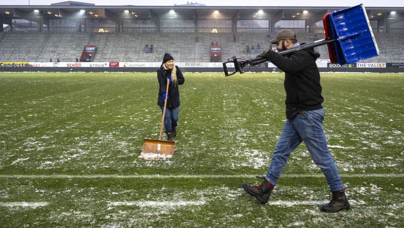 Einmal mehr war es zu kalt für den Rasen auf der Winterthurer Schützenwiese