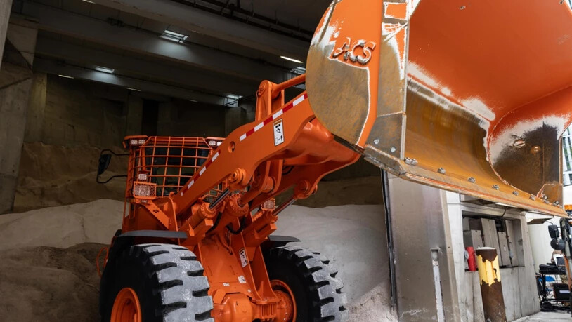 Schweres Gerät des New Yorker Winterdienstes wird für den Einsatz im Notfall vorbereitet. Foto: Lev Radin/ZUMA Press Wire/dpa