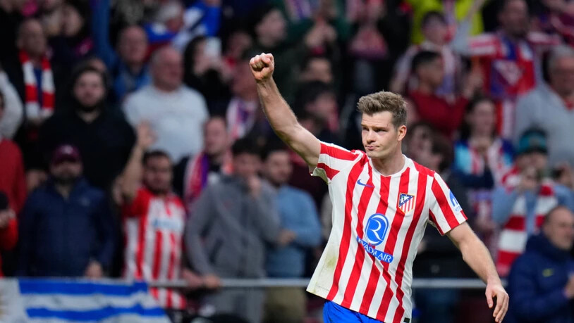Alexander Sörloth schoss Atlético fast im Alleingang in die nächste Runde