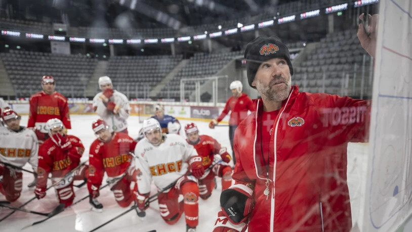 Christian Dubé ist seit Ende Januar Trainer des EHC Biel