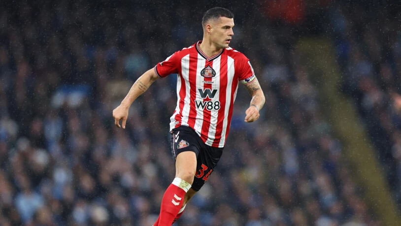 Granit Xhaka stand erstmals wieder in der Startelf für Sunderland nach seiner Verletzung