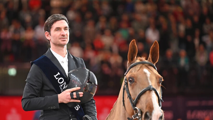 Steve Guerdat und Iashin Sitte, hier bei ihrem Sieg in Leipzig, gewinnen auch in Helsinki