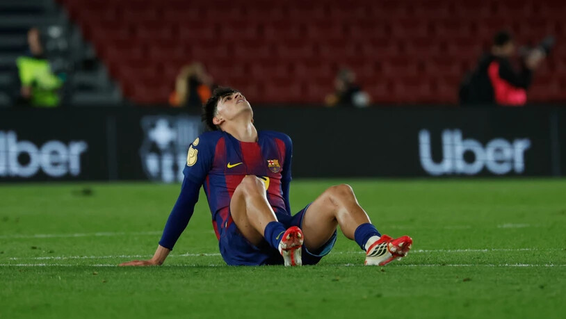 Zwei Tore von Marc Bernal (im Bild) und ein Penalty von Raphinha sind eines zu wenig für den FC Barcelona