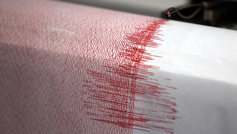 ARCHIV - Der Seismograph der Erdbebenwarte verzeichnet Ausschläge. Foto: Oliver Berg/dpa