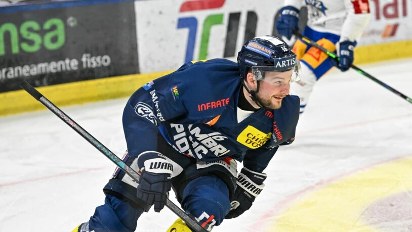 Dominic Zwerger kurvt in den nächsten Wochen nicht übers Eis