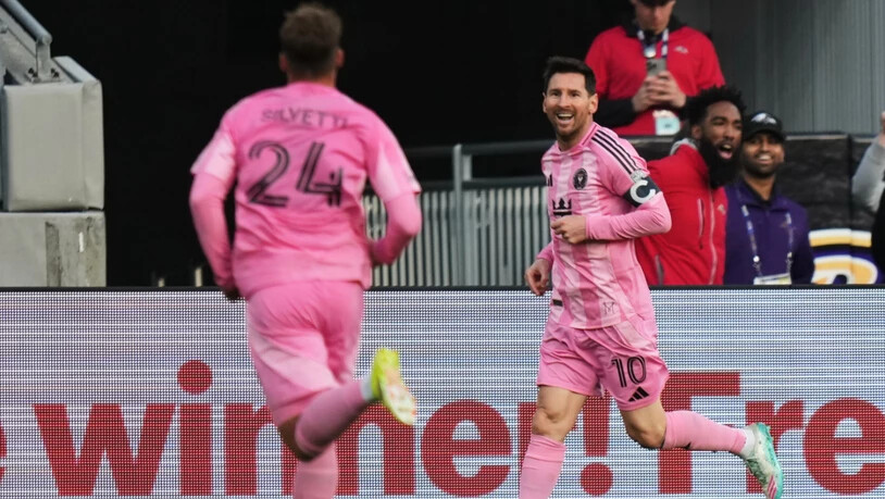 Lionel Messi verhilft Inter Miami zum zweiten Sieg im dritten Ligaspiel