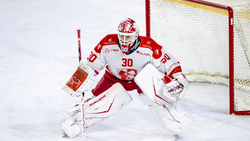 Sicherer Wert im Tor des EHC Visp: Goalie Juho Markkanen