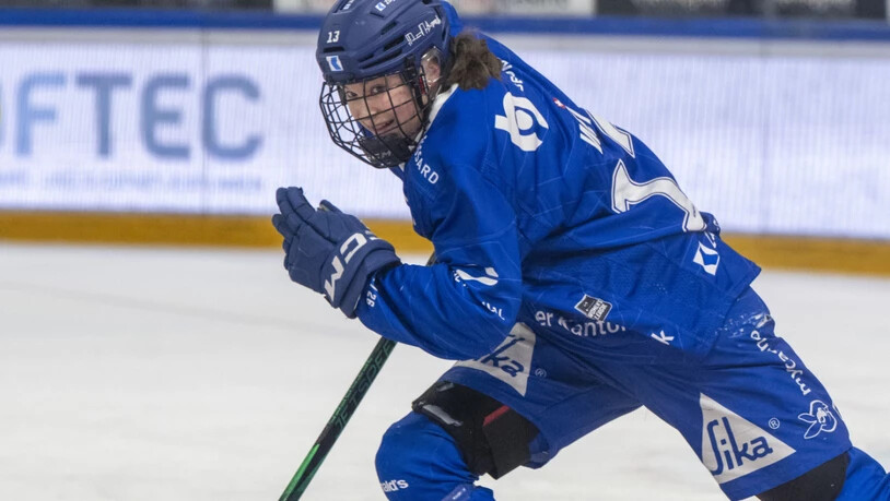 Die Zugerin Ivana Wey spielte im dritten Halbfinalspiel gegen Fribourg-Gottéron gross auf