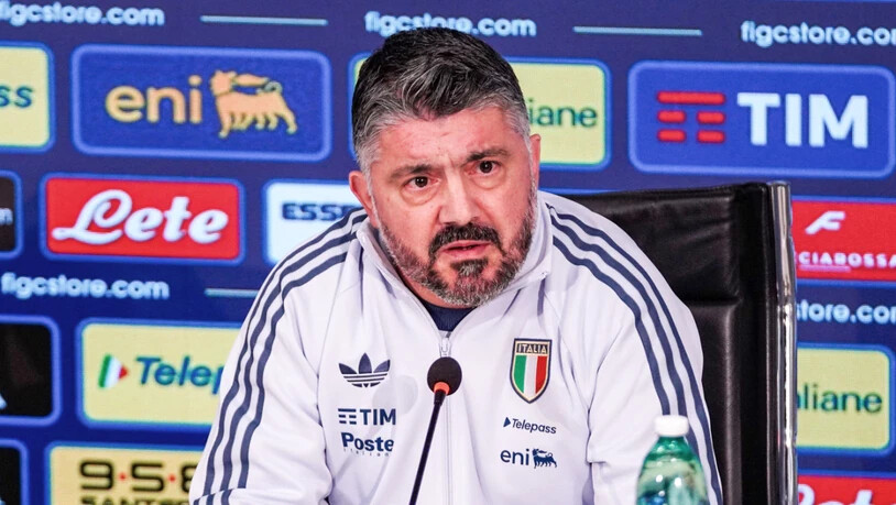Gennaro Gattuso gibt vor dem Spiel gegen Nordirland Auskunft