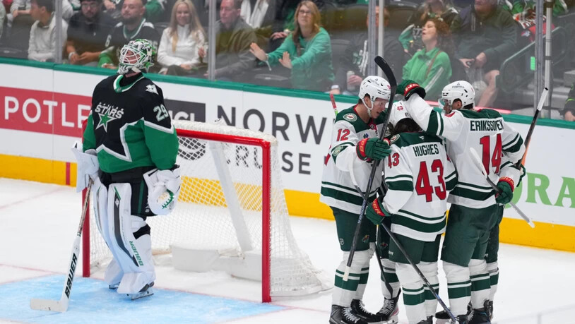 Die Minnesota Wild bejubeln den klaren Auswärtssieg bei den Dallas Stars