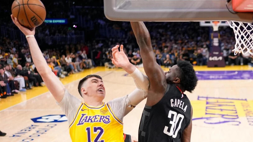 Clint Capela und die Houston Rockets kassieren gegen die Los Angeles Lakers eine Niederlage