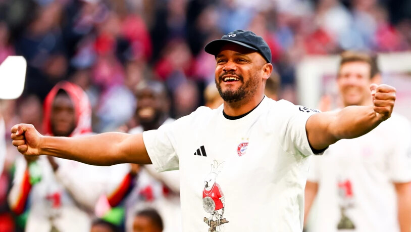 Vincent Kompany holte auch in seinem zweiten Jahr in München die Meisterschale