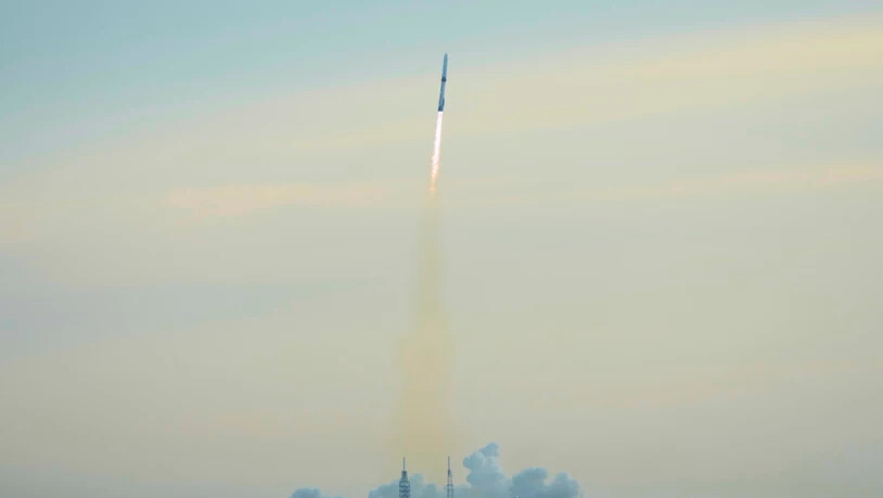 Bereits zum dritten Mal startete die leistungsstarke Schwerlastrakete "New Glenn" von Amazon-Gründer Jeff Bezos. (Archivbild)