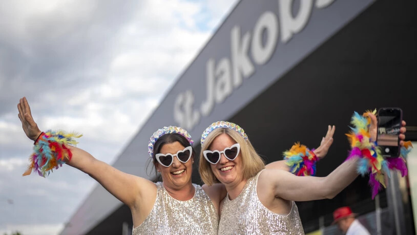 Bilder von ESC-Fans aus Basel gingen um die Welt. Der Tourismus konnte davon profitieren, während es bei der St. Jakobshalle noch abzuwarten gilt. (Archivbild)