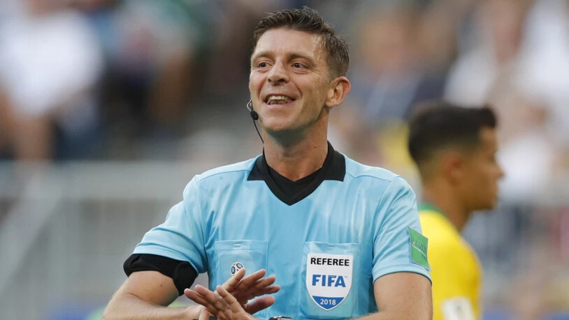 Einflussnahme auf VAR-Entscheide? Gianluca Rocchi, hier 2018 als aktiver Schiedsrichter, legt sein Amt als Schiedsrichter-Koordinator der italienischen Serie A und Serie B nieder