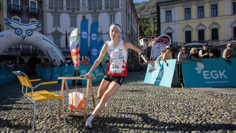 Simona Aebersold unterwegs in Locarno