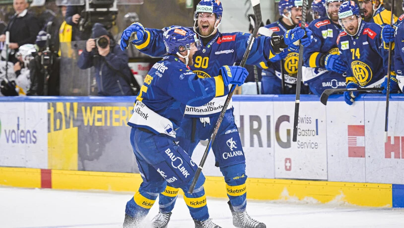 Davoser Jubel: Am Dienstag kann der HCD den Titel eintüten. 
