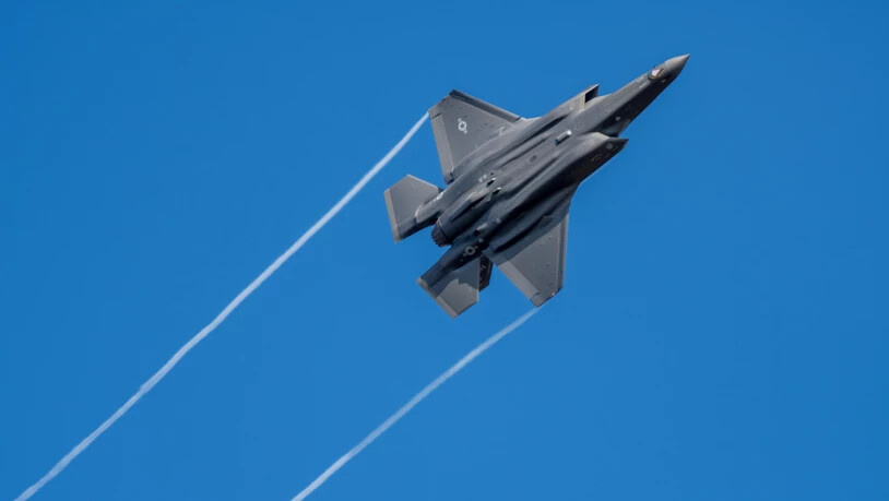 Gemäss dem Bürgerverein sollen die F-35-Kampfflugzeuge in der Schweiz nicht abheben. (Archivbild)