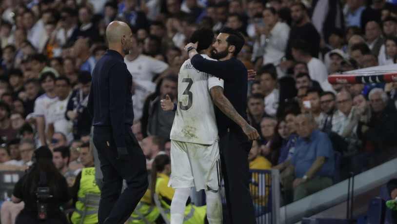 Eder Militão bei seiner verletzungsbedingten Auswechslung gegen Alaves vor einer Woche