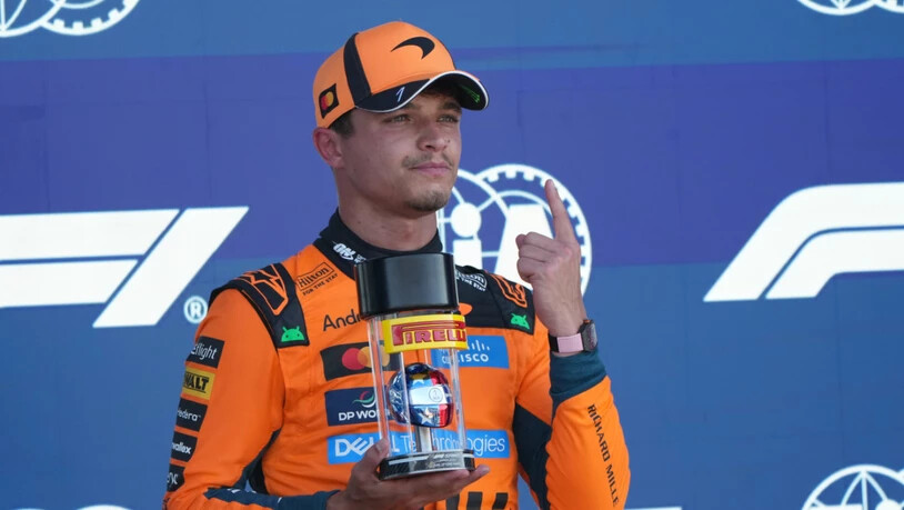 Freut sich über die Pole-Position für das Sprintrennen in Miami: Weltmeister Lando Norris