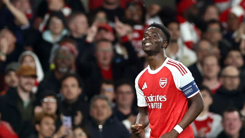 Bukayo Saka führt Arsenal mit seinem Tor in den Champions-League-Final