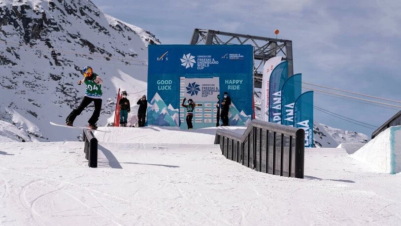 Katie Ormerod am Weltcup 2021 auf dem Corvatsch.