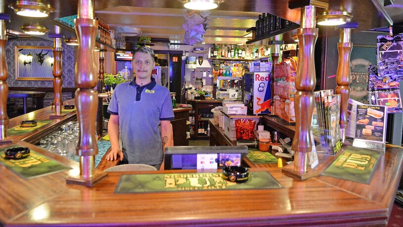 «Wir haben eine sehr starke Solidarität erlebt»: Andreas Berger, Wirt im «Niederurner Pub» konnte in der Krise auf die Unterstützung seiner Gäste zählen