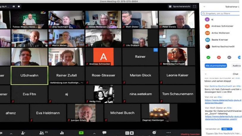So stellen sich die Sozialen Dienste künftig die Webinars vor.