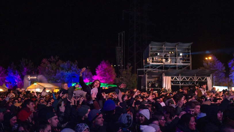 Das Big Air Chur vereinte am Freitag und Samstag Freestyle Sport und Urban Music im Festivalformat in der Oberen Au in Chur. 