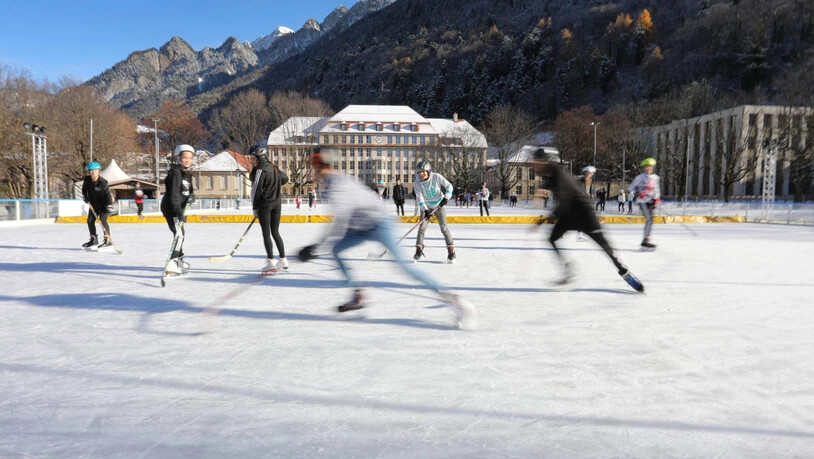 Das Eisfeld Quader wird diesen Samstag eröffnet.