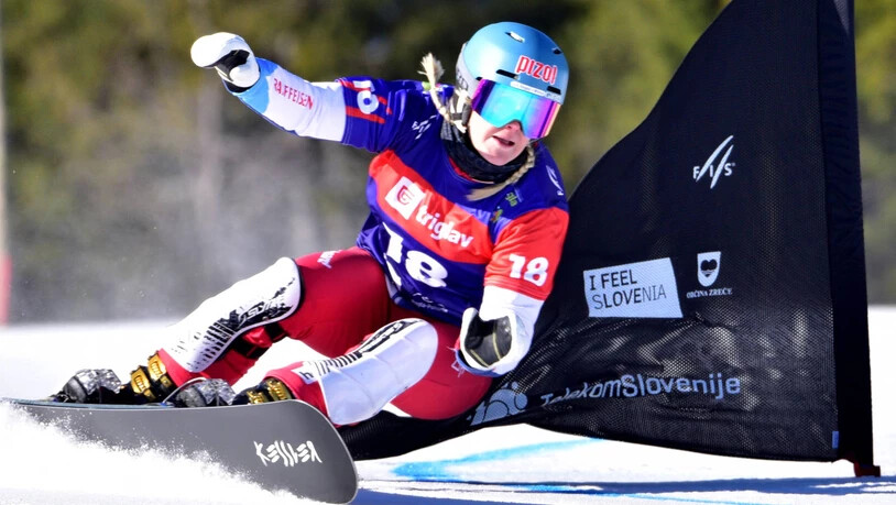 Julie Zogg scheiterte in Carezza im Viertelfinale.  In selber Runde scheiterten auch Ladina Jenny und Dario Caviezel.