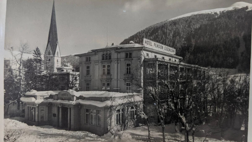  Rätselhafte Bluttat: Das Verbrechen im Davoser Hotel «Eisenlohr» löste 1909 Bestürzung und eine Debatte um «Ehrennotwehr» aus.