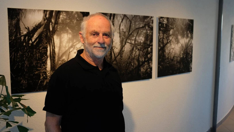 «Magischer Anblick»: Fridolin Walcher zeigt im Seminarhotel «Lihn» Wald- und Baumbilder aus verschiedenen Kontinenten.