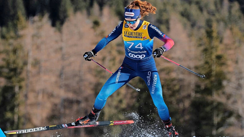 Attacke: Nadja Kälin bestreitete in Lantsch/Lenz im Dezember ihre erste Tour de Ski.