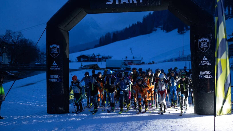 Impression vom Ski-Mountaineering-Festival in Davos.