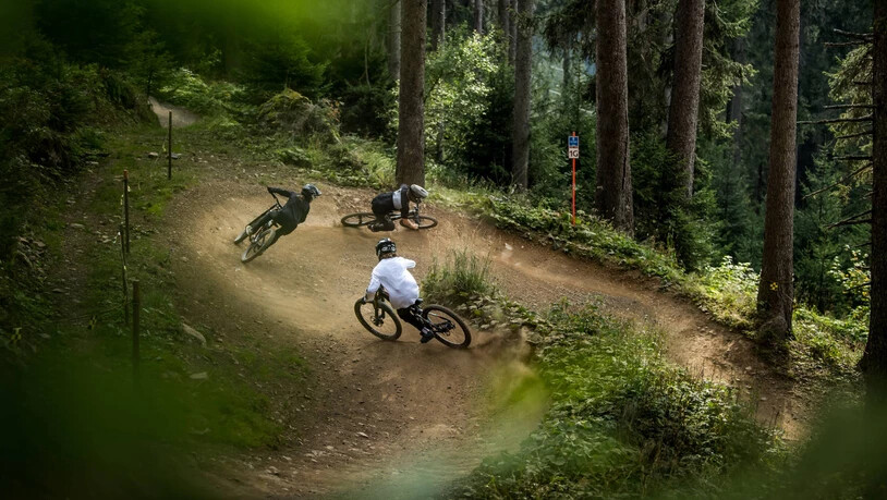 Gepflegt und mit neuen Hindernissen: Die verschiedenen Strecken sind vorbereitet und bereit für die Bikerinnen und Biker.