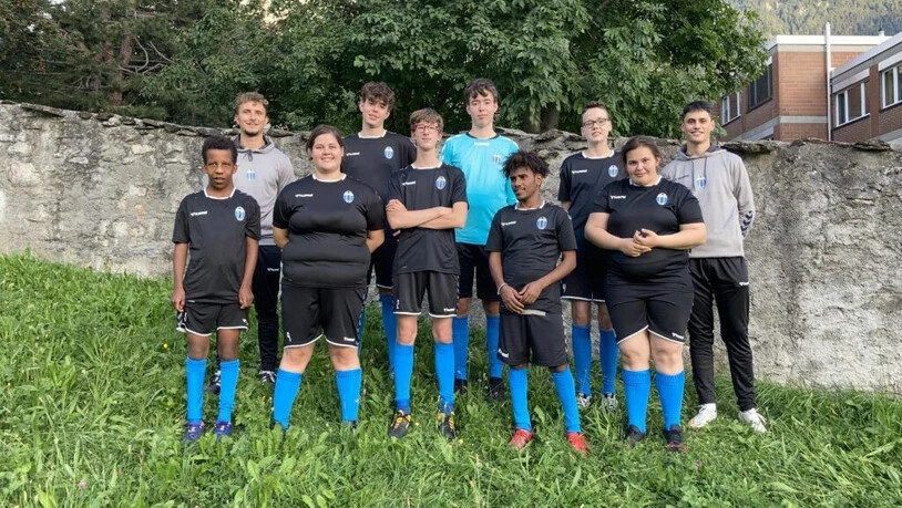 Gemeinsame Leidenschaft: Die Mannschaft «Kinder mit Beeinträchtigung» darf zum ersten Mal an einem Wettkampf teilnehmen.