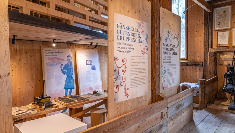 Interaktive Ausstellung: In einer Sonderausstellung lernt man die Entwicklung der Kommunikation vom Mittelalter bis heute kennen.