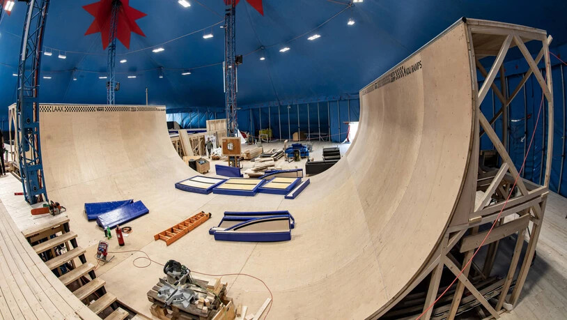 Von der Vert Ramp bis zum Airbag: Alle beliebten Freestyle-Anlagen sind auch am neuen Standort wiederzufinden.