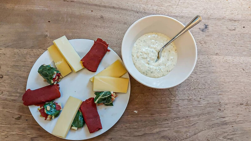 Mit regionalen Produkten: Die Bündner Sushi Kreation.