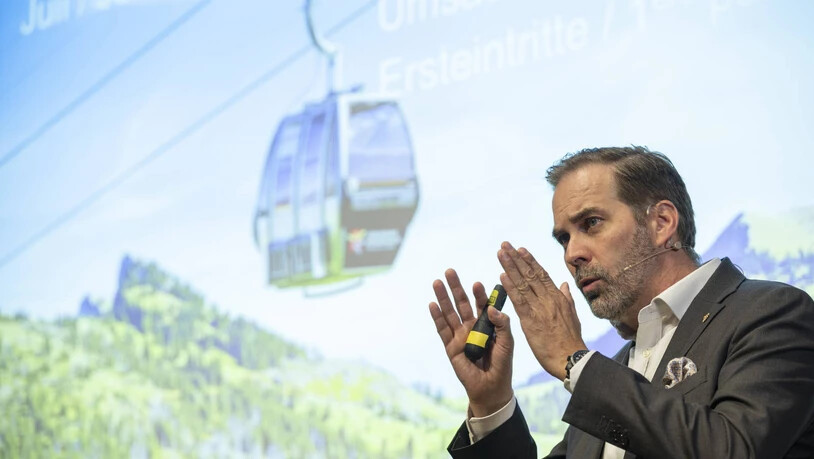 Erfolgreich unterwegs: Martin Nydegger, Direktor von Schweiz Tourismus, zieht an einer Medienkonferenz Zwischenbilanz zur Sommersaison 2022.