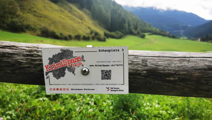 Draussen unterwegs: Der Rätselspass ist ein Outdoor-Erlebnis.
