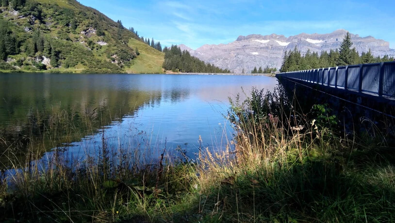 Maya Kamm fing die Farben des Garichti-Stausees auf der Mettmenalp ein.