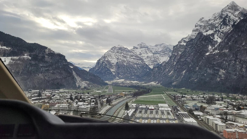 Herausfordernde Landung: Die Landung in Mollis stelle für ausländische Piloten eine schwierige Aufgabe dar, erzählt Daniel Müller.