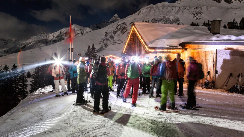 Winterzauber: Die «Munggähütte» in Elm ist bekannt für gutes Essen und ein atemberaubendes Panorama.