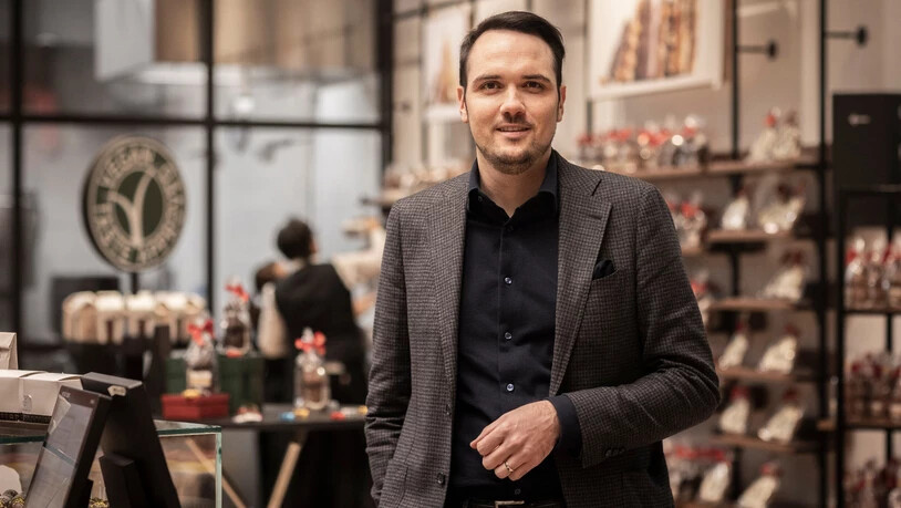 Der Neue an der Spitze: Johannes Läderach führt seit einem Jahr das Glarner Schoggi-Unternehmen. Auch seine beiden Brüder Elias und David sind im Unternehmen tätig.