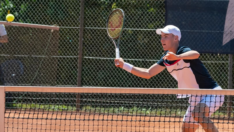 Hat noch Luft nach oben: Roman Glarner will in diesem Jahr sein Spiel am Netz verbessern.