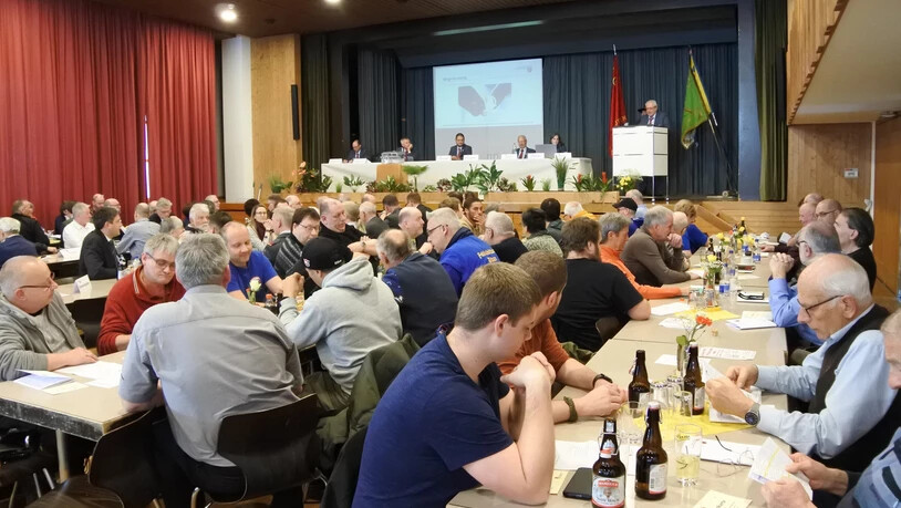 Harmonische Versammlung: Die Delegierten folgen bei allen Geschäften den Vorschlägen des Vorstandes. 